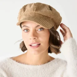 Casquette velours réglable