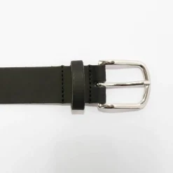Ceinture en croûte de cuir tannage végétal