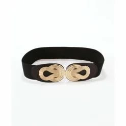 Ceinture élastiquée boucle effet nœud
