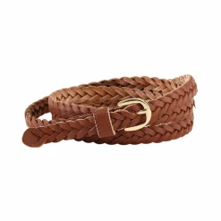 Ceinture tressée, cuir