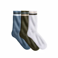 Chaussettes côtelées - lot de 3 paires