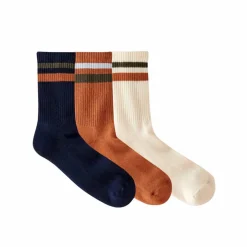 Chaussettes côtelées - lot de 3 paires
