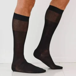 Chaussettes fil d'Ecosse effet massant - lot de 2 paires