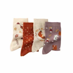 Chaussettes motif "forêt" - lot de 4 paires