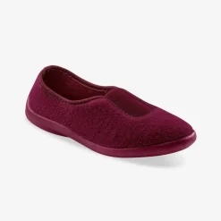 Chaussons ballerines unis - polaires élastiquées