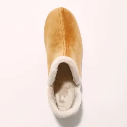 Chaussons bottillons en velours - intérieur fourré toucher peluche