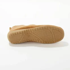 Chaussons bottillons fourrés, suédine