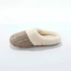 Chaussons mules tricot