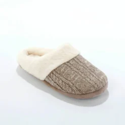 Chaussons mules tricot