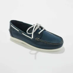 Chaussures bateau en cuir
