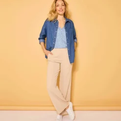 Chemise ample en jean