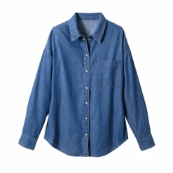 Chemise ample en jean