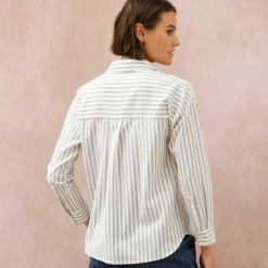 Chemise ample rayée