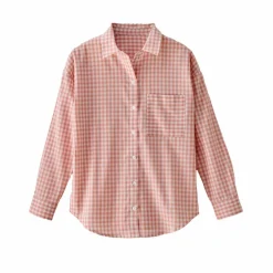 Chemise à carreaux vichy bicolore