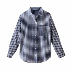 Chemise à carreaux vichy bicolore