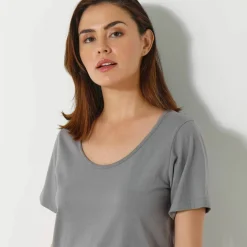 Chemise de nuit courte imprimé chat - lot de 2