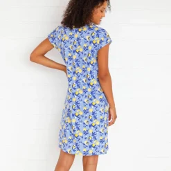 Chemise de nuit courte imprimé citrons - lot de 2