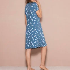 Chemise de nuit courte imprimée 
