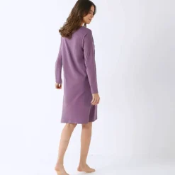 Chemise de nuit courte imprimée 