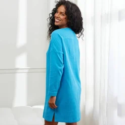 Chemise de nuit gaze de coton
