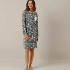 Chemise de nuit imprimé jungle