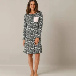 Chemise de nuit imprimé jungle