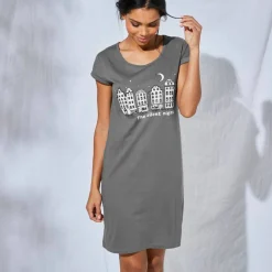 Chemise de nuit imprimé ville étoilée - lot de 2