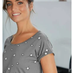 Chemise de nuit imprimé ville étoilée - lot de 2
