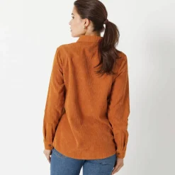 Chemise en velours côtelé