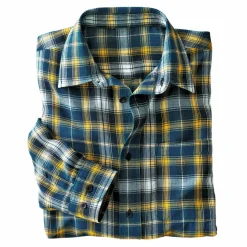 Chemise extra-longue carreaux flanelle