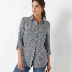 Chemise flanelle pied-de-poule