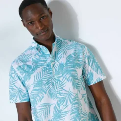 Chemise imprimée manches courtes