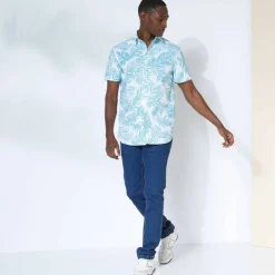 Chemise imprimée manches courtes