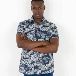 Chemise imprimée manches courtes