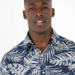 Chemise imprimée manches courtes