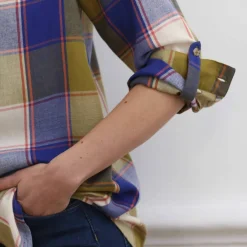 Chemise longue grands carreaux, flanelle