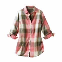 Chemise longue grands carreaux, flanelle