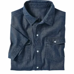 Chemise pressionnée manches courtes