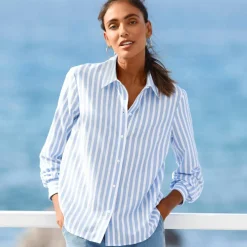 Chemise rayée, coton