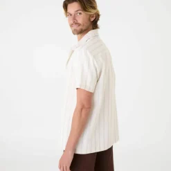 Chemise rayée manches courtes