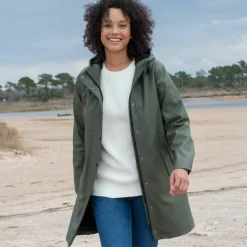 Ciré long imperméable, doublé polaire, polyester recyclé**