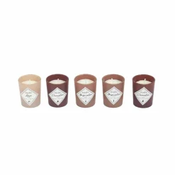 Coffret 5 bougies parfumées