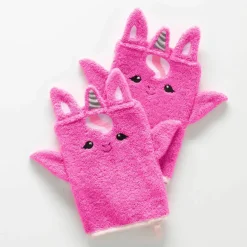 Collection éponge enfant brodée licorne coton - 380 g/m²
