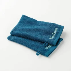 Collection serviettes de bain 420 g/m² brodées "MADAME"