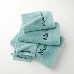 Collection serviettes de bain 420 g/m² brodées 