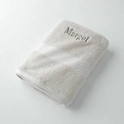 Collection serviettes de bain 640 g/m2 personnalisables confort extra moelleux