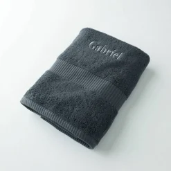Collection serviettes de bain 640 g/m2 personnalisables confort extra moelleux