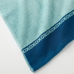 Collection serviettes de bain 420 gr/m² liteau tissé fantaisie