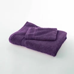 Collection serviettes de bain unies - confort moelleux 420 g/m²