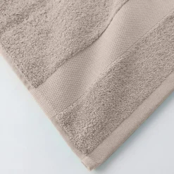Collection serviettes de bain unies coton modal 500 g/m²